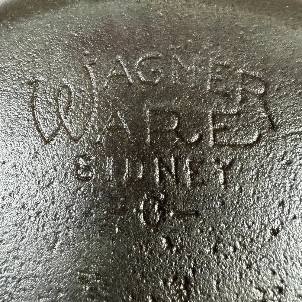 Vintage Wagner Ware Sidney O Cast Iron Skillet 1056 C No. 6 Skillet Cookware